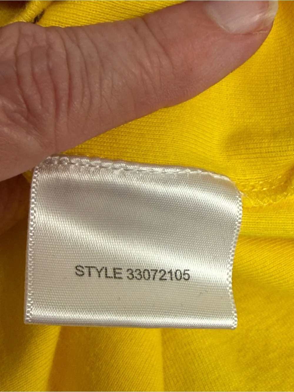 Tory Burch Yellow Button Polo Top Large Preppy Luxury Cotton Shirt - Picture 9 of 11